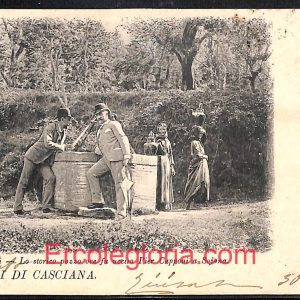 ad6797 - CARTOLINA D'EPOCA - Pisa Provincia - CASCIANA  1901