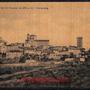 ae0395 - CARTOLINA  D'EPOCA - Arezzo Provincia - Lucignano