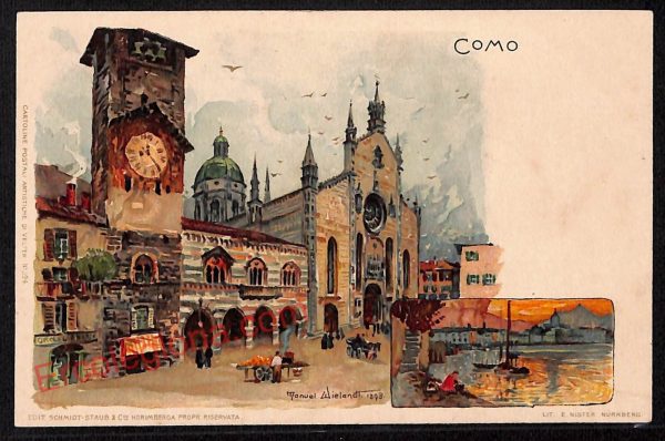 ae5078 - CARTOLINA D'EPOCA - Como Città