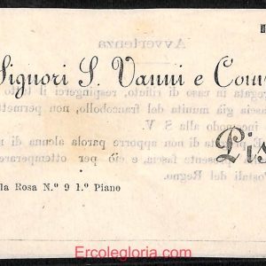 ad0343 - BANDA PER GIORNALI PUBBLICITARIA - PISA CITTA