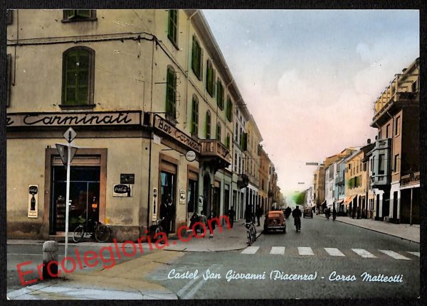 ah7623 - CARTOLINA D'EPOCA - Piacenza Provincia - Castel San Giovanni