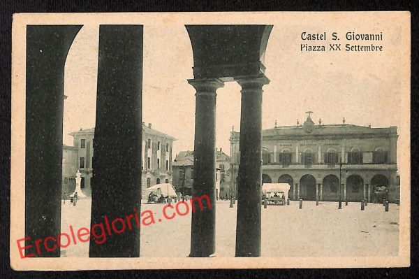 ah7626 - CARTOLINA D'EPOCA - Piacenza Provincia - Castel San Giovanni