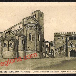 ah7634 - CARTOLINA D'EPOCA - Piacenza Provincia - Castell'Arquato