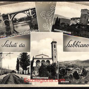 ae0418 - CARTOLINA  D'EPOCA - Arezzo Provincia - Subbiano  1960