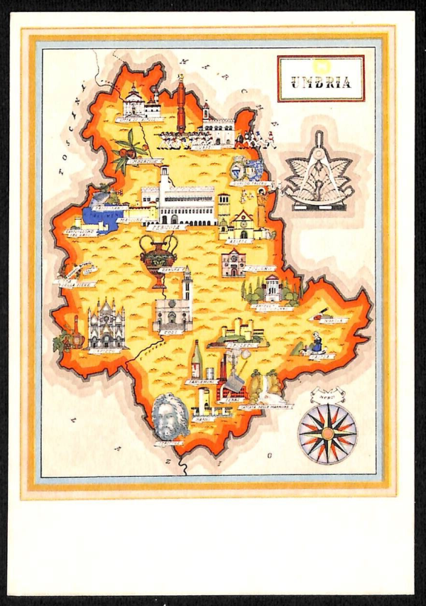 ac3120 - CARTOLINA  D'EPOCA - Perugia Provincia - UMBRIA