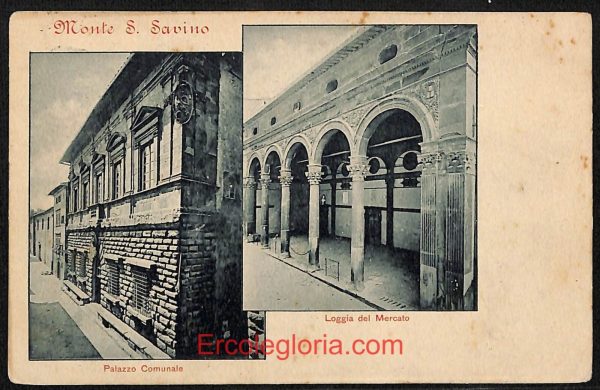 ae0424 - CARTOLINA  D'EPOCA - Arezzo Provincia - Monte San Savino  1900