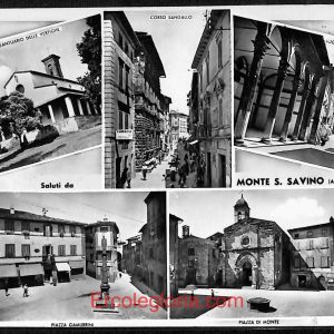 ae0429 - CARTOLINA  D'EPOCA - Arezzo Provincia - Monte San Savino   1962