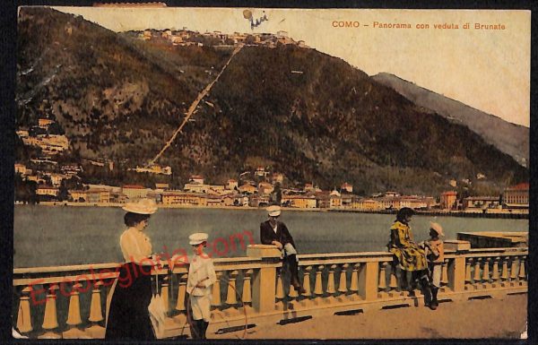 ae5102 - CARTOLINA D'EPOCA - Como Città - Panorama  1921