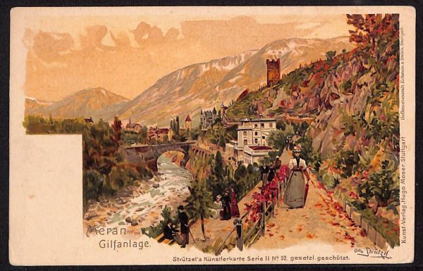 ae3869 - CARTOLINA  D'EPOCA - Bolzano Provincia - Merano