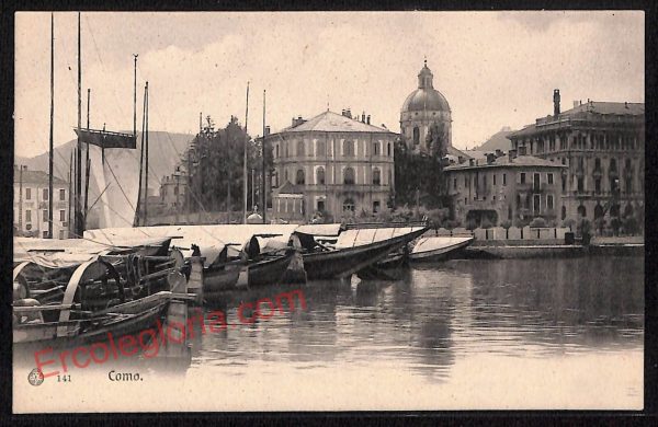 ae5106 - CARTOLINA D'EPOCA - Como Città - Il Porto