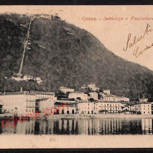 ae5107 - CARTOLINA D'EPOCA - Como Città - Sobborgo e Funicolare  1901