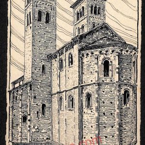 ae5110 - CARTOLINA D'EPOCA - Como Città - Illustratore E. Rinaldi