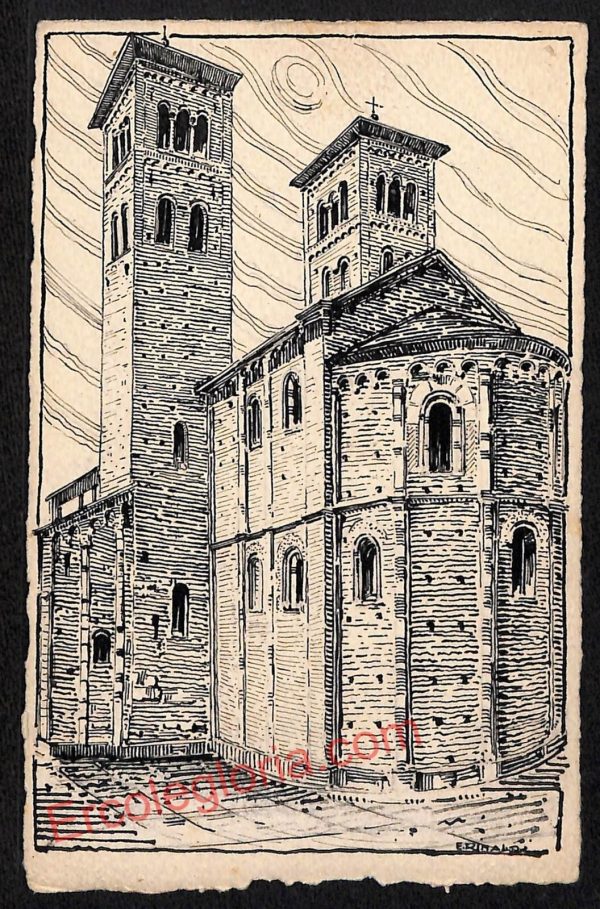 ae5110 - CARTOLINA D'EPOCA - Como Città - Illustratore E. Rinaldi