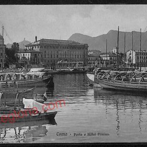 ae5119 - CARTOLINA D'EPOCA - Como Città - Hotel Plinius  1916