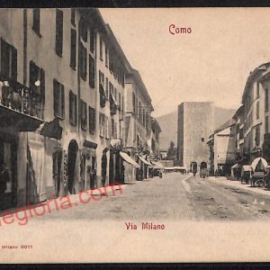 ae5120 - CARTOLINA D'EPOCA - Como Città - Via Milano