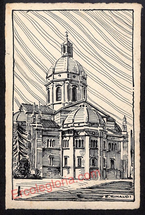 ae5125 - CARTOLINA D'EPOCA - Como Città - Illustratore E. Rinaldi