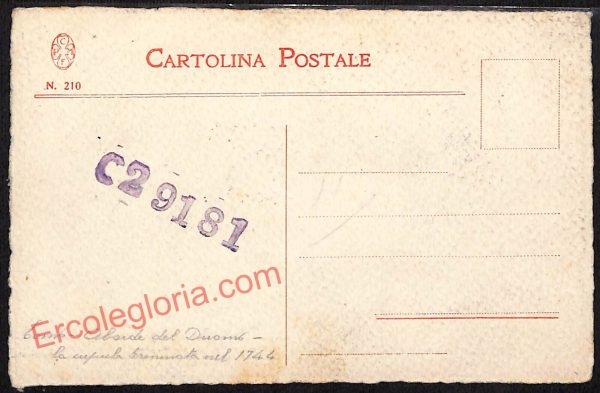 ae5125 - CARTOLINA D'EPOCA - Como Città - Illustratore E. Rinaldi - immagine 2