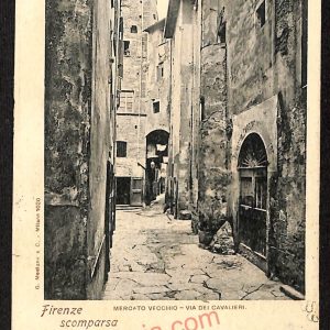ae7101 - CARTOLINA D'EPOCA - Firenze Città - Via dei Cavalieri
