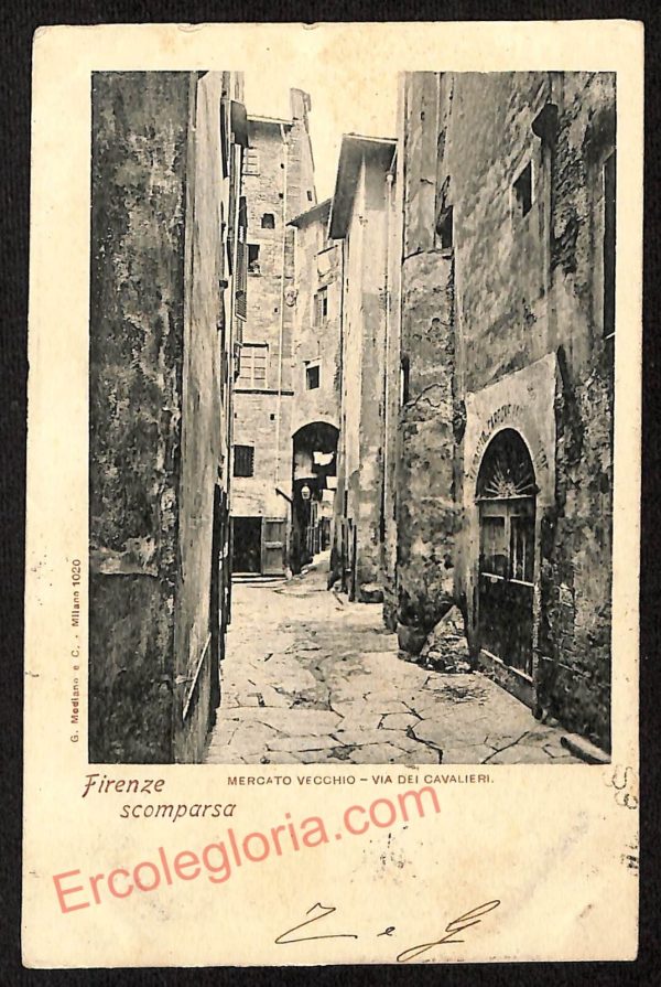 ae7101 - CARTOLINA D'EPOCA - Firenze Città - Via dei Cavalieri