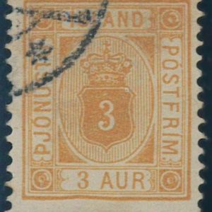 P4361 - ICELAND , SERVICE STAMPS, D. 3 B , VFU LUX