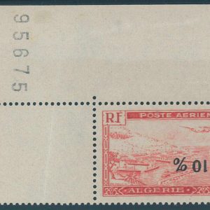 P3940 A - ALGERIE , YVERT 1 A b , IN MNH CONDITION, CORNER OF THE SHEET