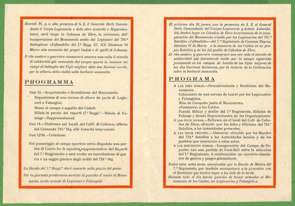 ZA1528 -  España - PROPAGANDA POLITICA WWII - Cabañas de Ebro LEGIONARIOS  1939 - immagine 2