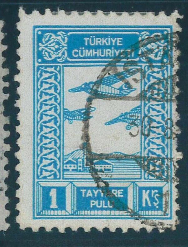 P3292 - TURKEY ,AVIATION TAX STAMP
