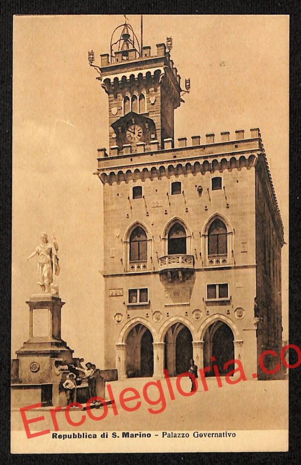 ai4857 - CARTOLINA D'EPOCA - San Marino - Il Palazzo Governativo