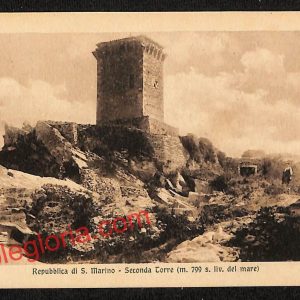 ai4858 - CARTOLINA D'EPOCA - San Marino - Seconda Torre