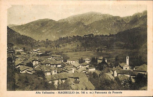 ab6390 - CARTOLINA  D'EPOCA - Como Provincia : MAGREGLIO