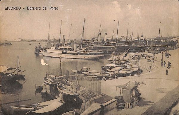 ac7258 - CARTOLINA D'EPOCA - Livorno Città - Barriera del Porto