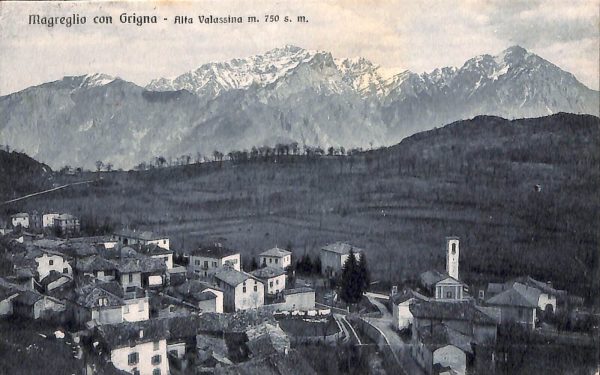 ab6393 - CARTOLINA  D'EPOCA - Como Provincia : MAGREGLIO 1921