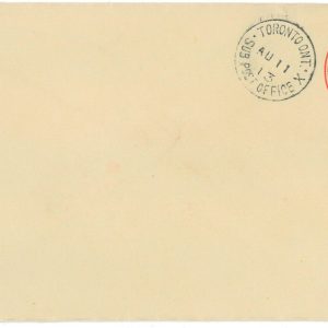 P3319 - CANADA, STATIONERY, 1905 WITH FAVOR CANCELLATION,
