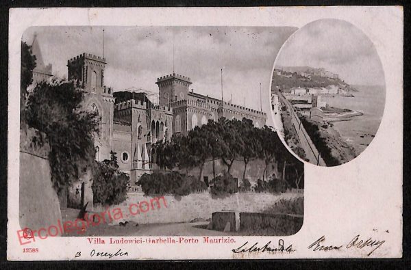ag4499 - CARTOLINA D'EPOCA - Imperia Città - Porto Maurizio  1901