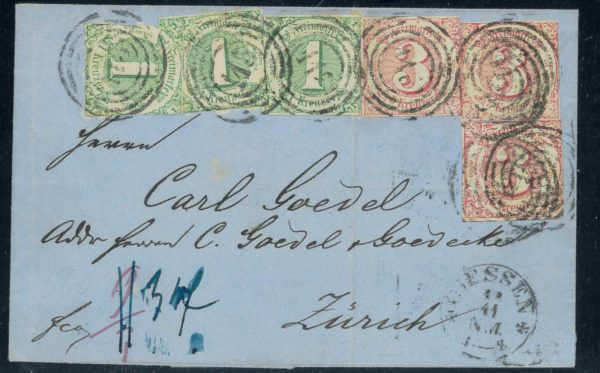 P3324 - GERMANY , THURN & TAXES, MICHEL 20 X 3 , 32 X 3,