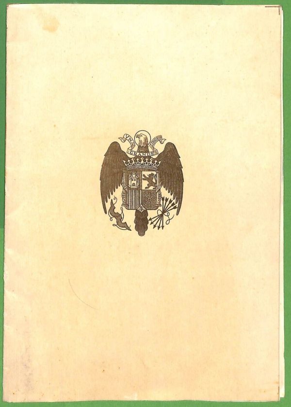 ZA1529 -  España - PROPAGANDA POLITICA  - Discurso de FRANCO