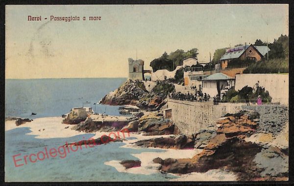 ag1308 - CARTOLINA D'EPOCA - Genova Provincia - Nervi