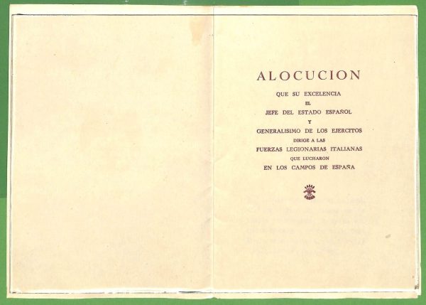 ZA1529 -  España - PROPAGANDA POLITICA  - Discurso de FRANCO - immagine 2