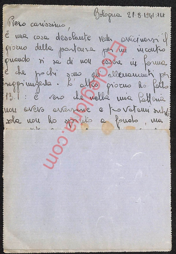 ae2137 - CARTOLINA  D'EPOCA - Bologna Città - Albergo Stella d' Italia - immagine 3