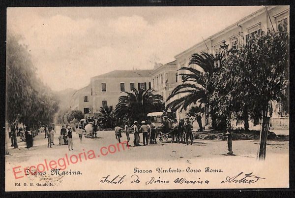 ag4508 - CARTOLINA D'EPOCA - Imperia Città - Porto Maurizio   1903