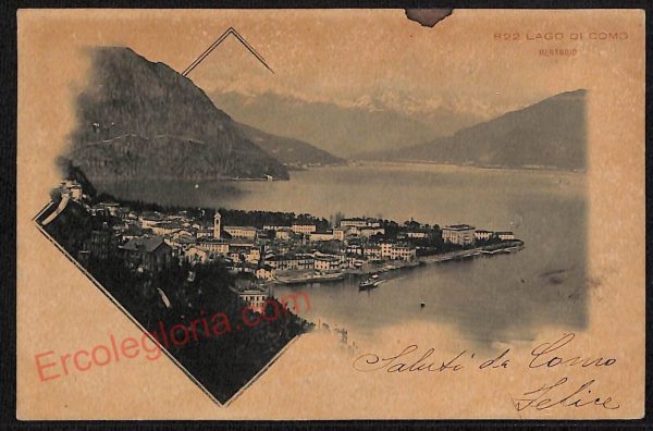 ae5263 - CARTOLINA D'EPOCA - Como Provincia - Menaggio  1900