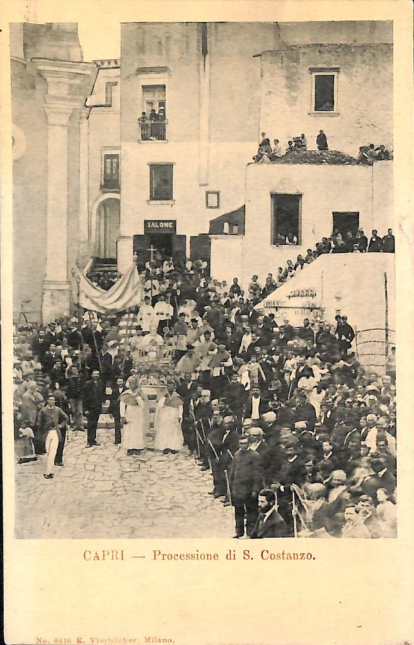 ab8288 - CARTOLINA  D'EPOCA - Napoli  Provincia  - CAPRI