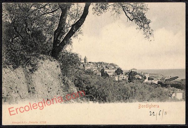 ag4516 - CARTOLINA D'EPOCA - Imperia Provincia - Bordighera