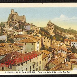 ai4875 - CARTOLINA D'EPOCA - San Marino - Panorama