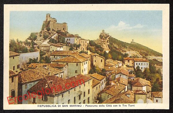ai4875 - CARTOLINA D'EPOCA - San Marino - Panorama