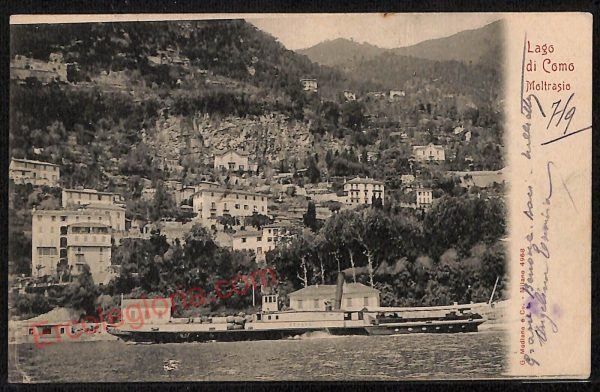 ae5272 - CARTOLINA D'EPOCA - Como Provincia - Moltrasio   1902