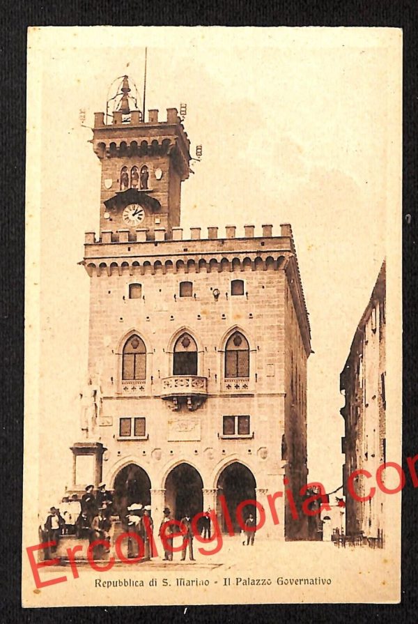 ai4876 - CARTOLINA D'EPOCA - San Marino - Il Palazzo Governativo