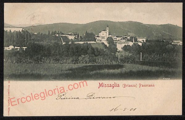 ae5279  - CARTOLINA D'EPOCA - Como Provincia - Missaglia  1901