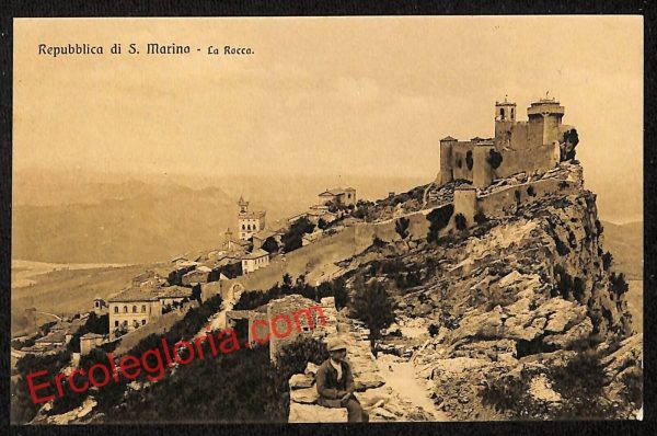 ai4881 - CARTOLINA D'EPOCA - San Marino - La Rocca