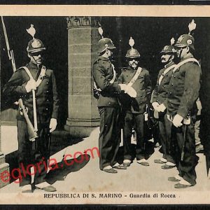 ai4882 - CARTOLINA D'EPOCA - San Marino - Guardia di Rocca